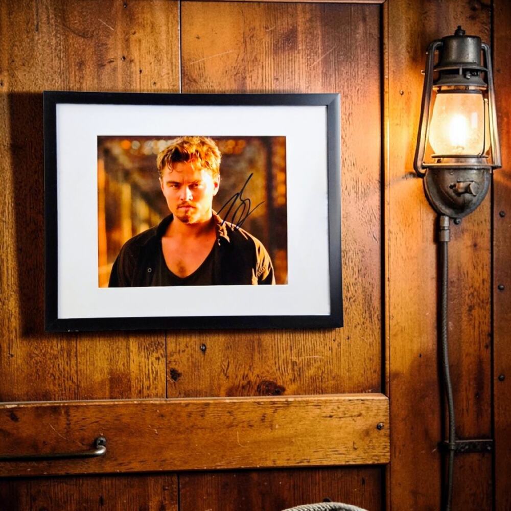 Leonardo DiCaprio Signed Autograph Blood Diamond 11X14 Framed & Matted COA